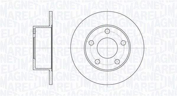 MAGNETI MARELLI Jarrulevy 361302040161